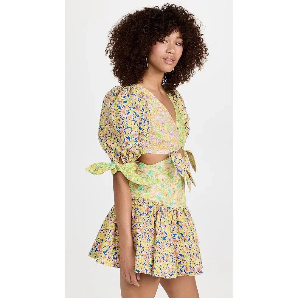 ALEMAIS Daisy‎ Spliced Mini Dress Size 6 - Picture 4 of 9